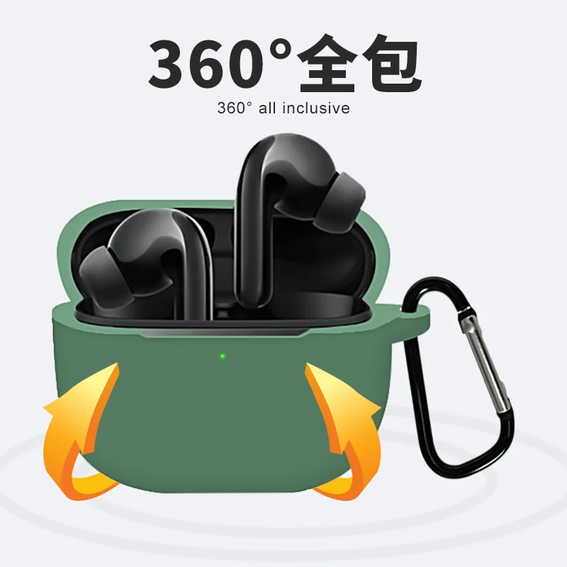 Silikonska torbica Torbica za Xiaomi Flipbuds Pro Sjedalo Oznaka Bluetooth Kutija Torbica Pribor za slušalice Meka torba za kožu TPU Slika  2