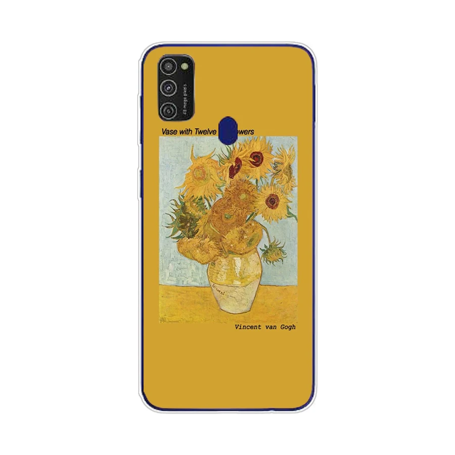 29AS Вингейт Vincent Van Gogh Panton Estetski umjetnost Silikonska torbica za Samsung Galaxy M11 M 11 M21 M 21 torbica funda Slika  3