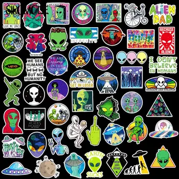 10/30/50 kom. Naljepnice za prostora Djeca su NLO-i Izvanzemaljske Astronaut Raketni brod Planet Igračka Skateboard Laptop Grafiti Oznaka F5