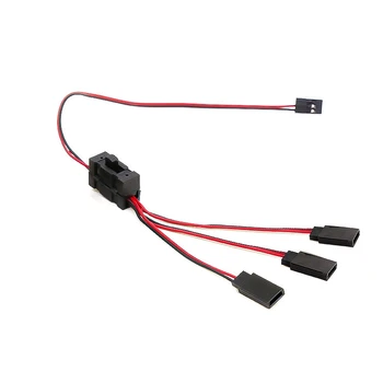 1 Kom. RC Servo Produžetak od 1 do 3 Y Kabel Kabel LED Prekidač za Napajanje da JR Futaba RC Model