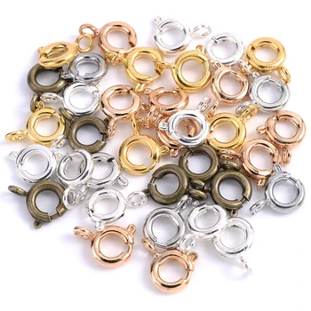 20 kom./lot 6 mm Bakrena Opružni Spone-prsten s otvorenim zip-prstenom za DIY Narukvica i Ogrlica Priključci Oprema za izradu nakita