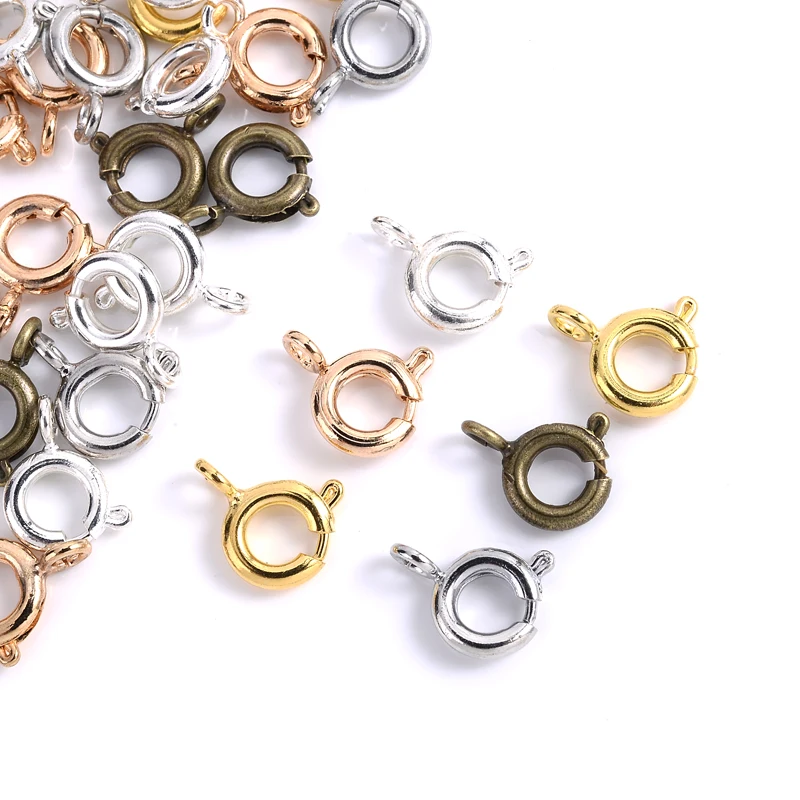 20 kom./lot 6 mm Bakrena Opružni Spone-prsten s otvorenim zip-prstenom za DIY Narukvica i Ogrlica Priključci Oprema za izradu nakita Slika  3