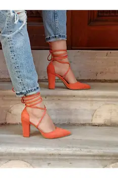 2021 Ljetna Nova moda ženska замшевая cipele na petu od žice, cipele-brod