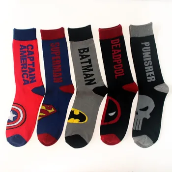 Muške Pamučne Čarape DC Comics Individualnost Prozračne Dnevne Čarape Kvalitetne Pamučne Muške čarape