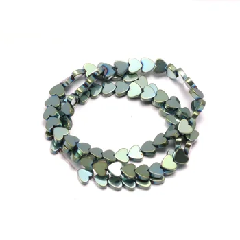 4 6 8 mm Kamen od perli u obliku Srca Hematit Slobodan Perle za izradu nakita Ogrlica DIY Pribor za narukvice u rasutom stanju