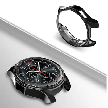 Torbica za Galaxy Watch 46 mm 42 mm Aktivni 40 mm Tanka Mekana Silikonska TPU ultra-tanki Šareni Torbica s premazom za Samsung Gear S3
