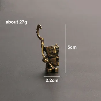 Vintage Neto Bakar Robot-Stražar Kip Ukras Crtani Stari Likovi Stražari su Minijaturne Figure Ukras za desktop Obrt