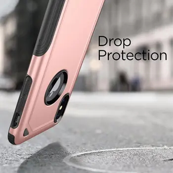 Vojna Противоударная Oklop Torbica za telefon iPhone X XS Max XR 7 8 6 6 S Plus Hibridni PC+TPU Tanak snažan Zaštitni poklopac Zaštitni poklopac