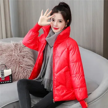 2021 Nova kratka zimska jakna Ženska toplo dolje pamučna jakna Parkovi Ženska Svakodnevni slobodna odjeća Korejski zimski kaput sa pamučnom postavom