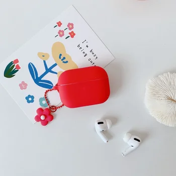 Pune Boje Cvijet Soft Prozirna Silikonska Ljuska za Slušalice Za Apple Airpods 3 Pribor za narukvice Zaštitna Torba Kutija Privjesak Poklopac
