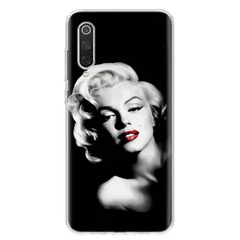 Marilyn Monroe je Pin-up Djevojka Torbica za telefon Xiaomi Redmi Note 10 Pro 10S 11 9S 9 8T 8 9A 9C 9T 7 7A 8A 6A 6 5 S2 Luksuzni Uzorak