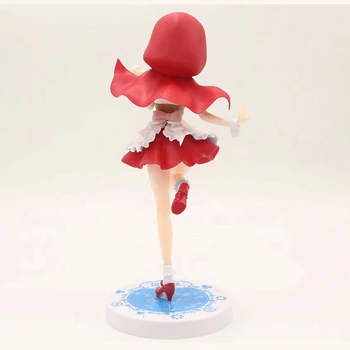 20 cm Figura Japanske Anime Re:Život U nekom Drugom Svijetu Od Nule Ram/Rem Crveni Lik Naplativa Model Igračke za Dječake