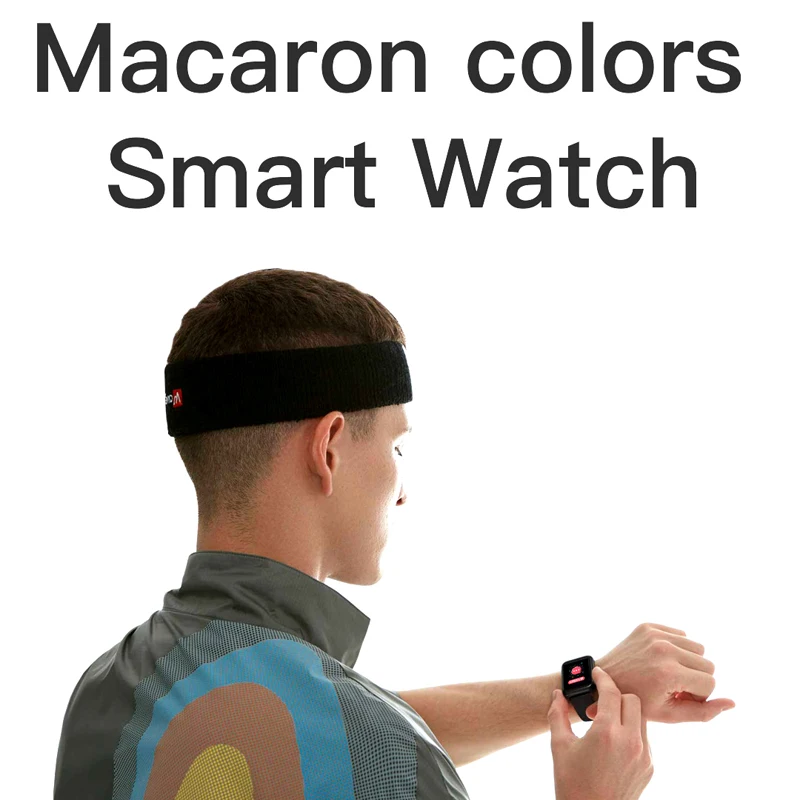 2021 Novi Macaron Y68 D20 Smart Satovi Su Šarene, Moderan Fitness Narukvica Tracker Monitor Srčane Pritisak Bluetooth Smart Sat Slika  2