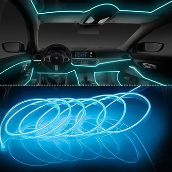 Auto USB Atmosferski Svjetla Pribor za unutrašnjost automobila BMW serije 7 F01 F02 F03 F04 E46 i E90 E60 F30 F10 E39 F20 E36 E87 E92 X5
