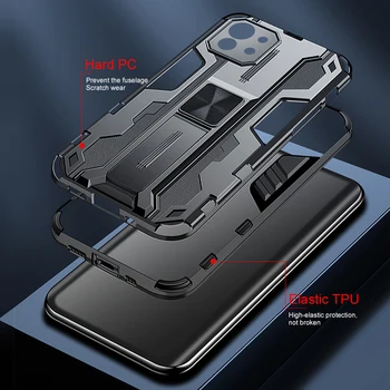 Torbica za telefon s magnetski oklop za Xiaomi10S T 11Lite 11 Utral Pro Redmi 40 Note9 10 Pro Противоударное Zaštitni prsten sa stražnjim poklopcem