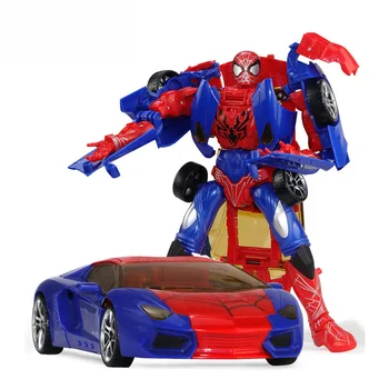 Marvel Avengers 26 cm spider-Man Model Deformacija Model Automobila Robot Igračke-Slagalice Za djecu Pokloni za Rođendan