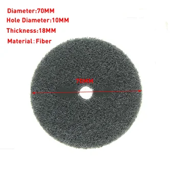 2 komada 70 mm Najlon Kamena Brušenje Krug Debljine 18 mm Za Poliranje Nakita Soft Čvrste Nakit Rotirajući Alati