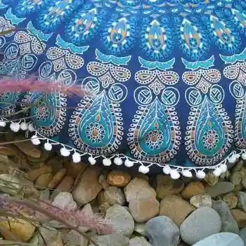Jastučnica za zagrljaje Okrugli Indijski Mandala s uzorkom Jastučnicu Boem jastučnicu Boho Podne jastuk Torbica za jastuke