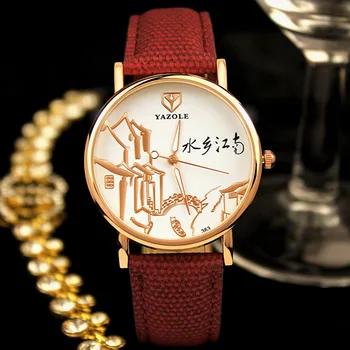 Satovi za 2020 Yazole Ženski ručni sat Trendy ženske kvarcni sat u kineskom stilu Dizajnerske satovi za žene