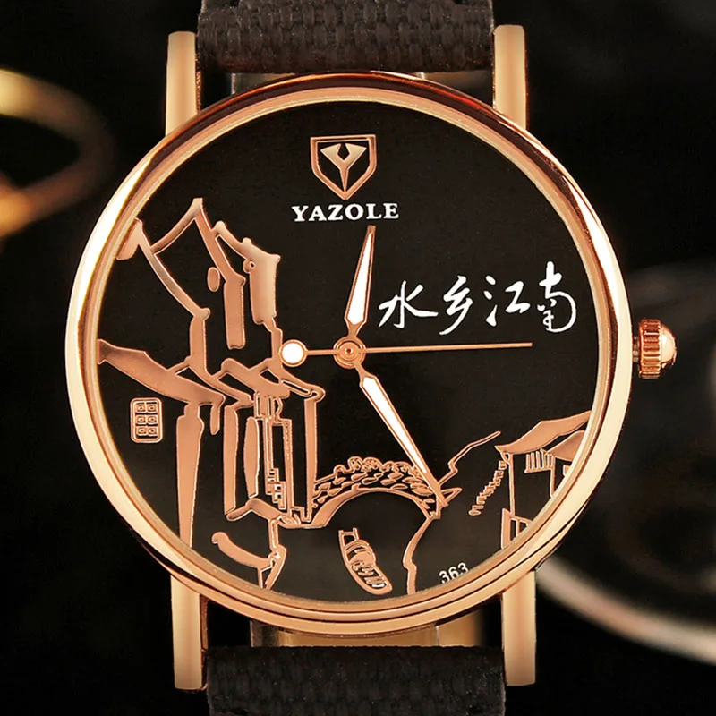 Satovi za 2020 Yazole Ženski ručni sat Trendy ženske kvarcni sat u kineskom stilu Dizajnerske satovi za žene Slika  4