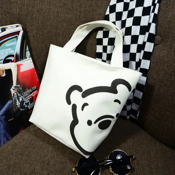 Novi modni trend Disney torbe svakodnevni mala torba Mickey Mouse prijenosni холщовая vreća za privezivanje torba za ланча