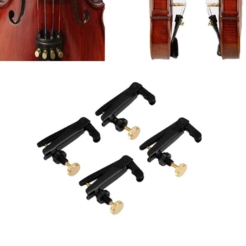 4kom Regulator Tankog Tuner Violine, s vijcima s bakrenim premazom za 3/4 4/4 Veličine Скрипичных Pribor