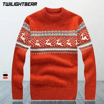 Zimske muške Božićni džemper Vuneni pulover Višebojne Džemper sa kapuljačom i cutaway Muška odjeća kašmir veste Pull Homme MJ7721