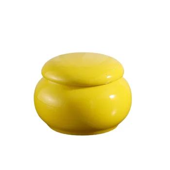 1pc mini-čaj 3,5x2,5 cm prijenosni keramički mast u prahu balzam kozmetički za pohranu hermetičan lonac WDDSXXJSL spremnik za pohranu poklon