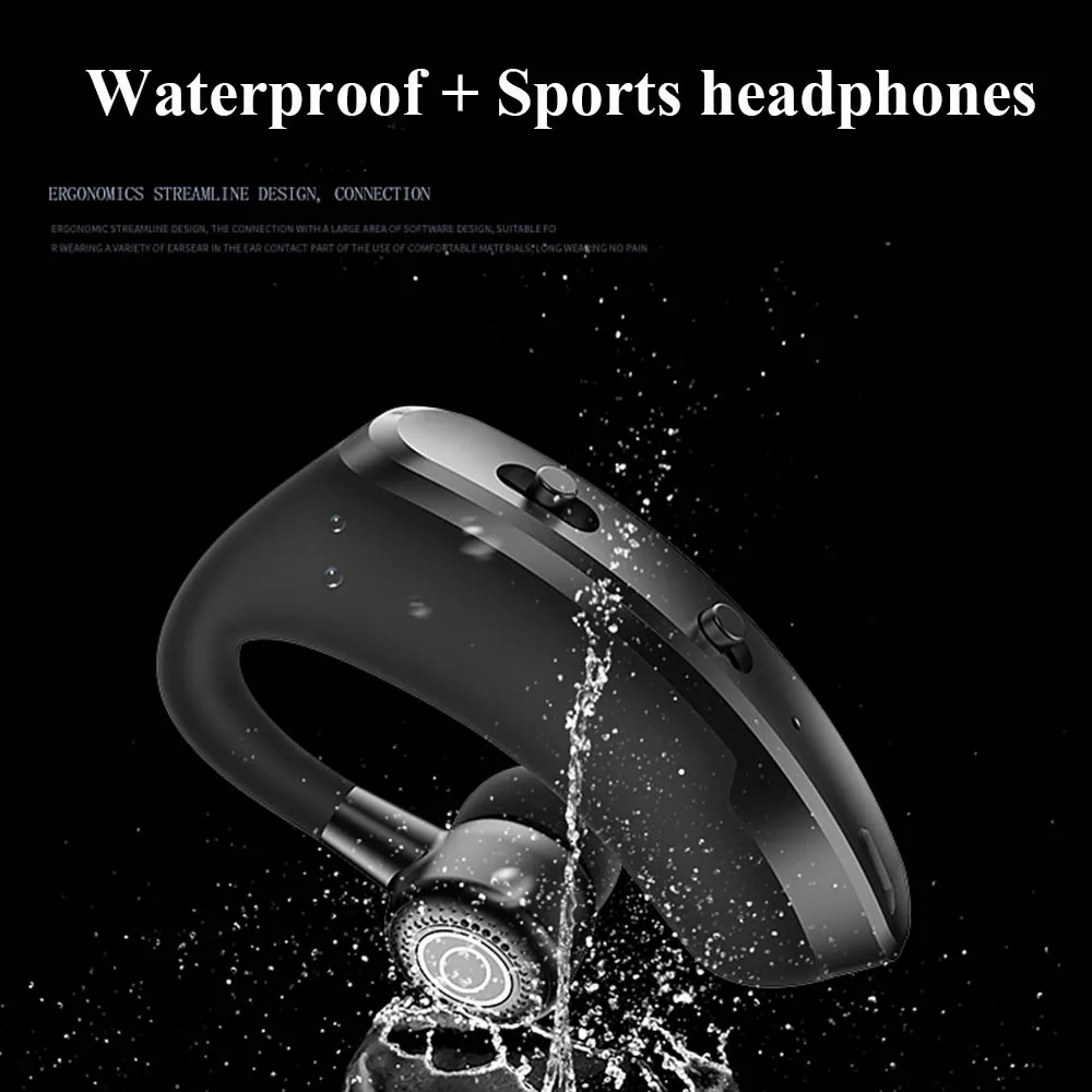 Slušalice V9 Slušalice Bluetooth slušalice za telefoniranje bez korištenja ruku bežične slušalice Poslovni slušalice Pogon poziva Sportske slušalice za Xiaomi Huawei Slika  5