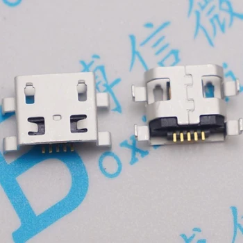 50 Kom./lot Micro USB Ženski Konektor/Utičnica Priključak 5Pin 0,8 Тонущая Ploča Stana usta