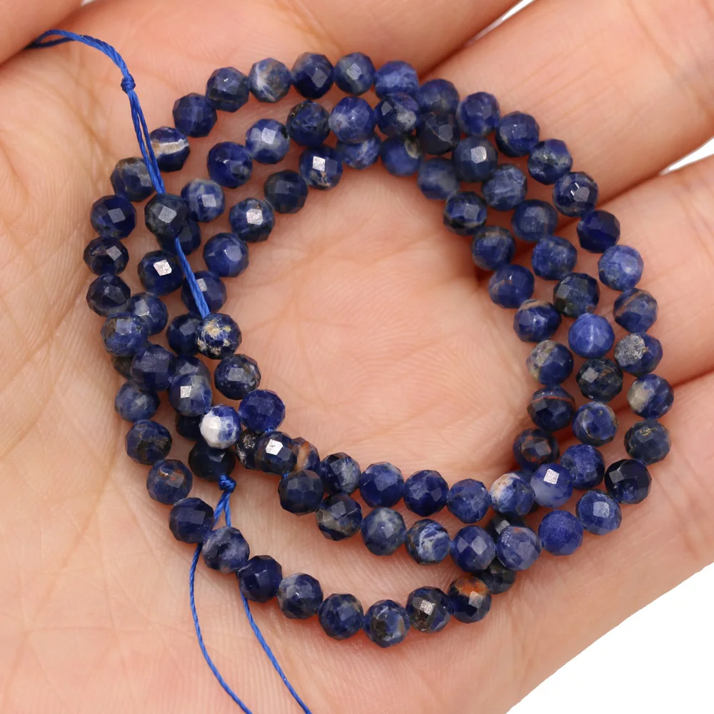Perle od prirodnog kamena Malo Cut-Fluorit lapis Lazuli Slobodan Perle za izradu nakita DIY Narukvica i Ogrlica Pribor Slika  3