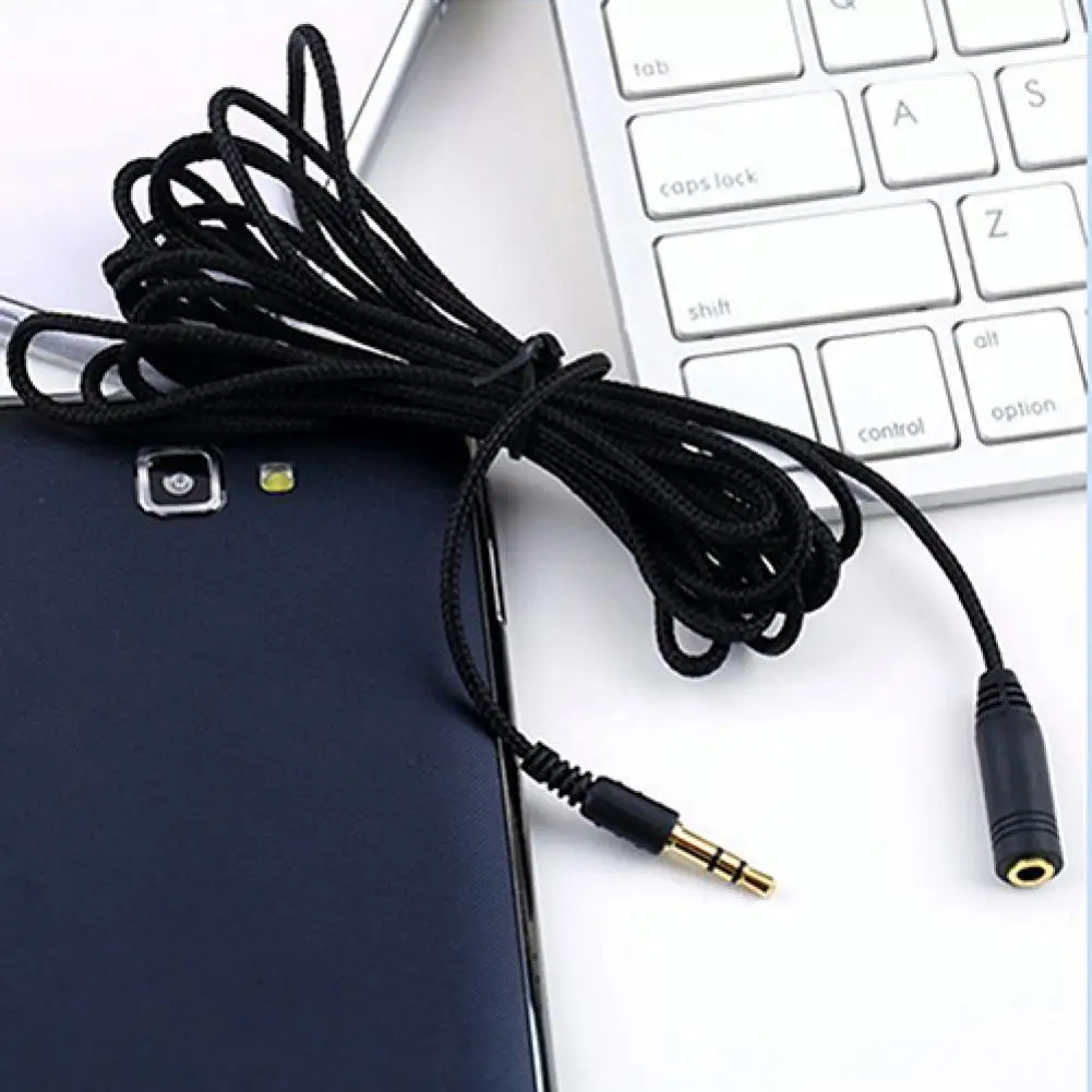 3 m Produžni Kabel za slušalice od 3,5 mm Priključak od Žene do muškarca AUX Kabel F/M Stereo Audio Produžni Kabel Za slušalice od 3,5 mm kabel od Tkanine Slika  2