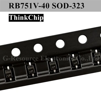 (100pc) RB751V-40 SOD-323 0805 SMD dioda Шоттки RB751V RB751 (oznaka 5)