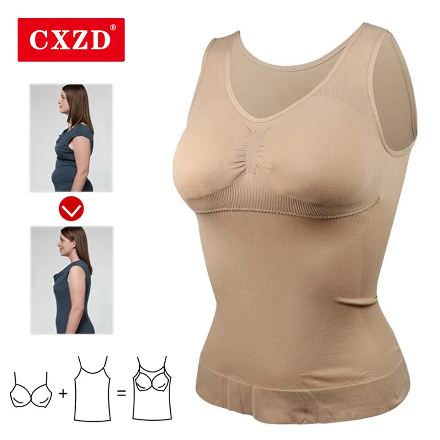 CXZD Novo donje korektivne donje rublje sa postavom za upravljanje trbuščić Majica za mršavljenje Potkošulja Izmjenjivi Korektivna prsluk za tijelo Korzet Slika  0