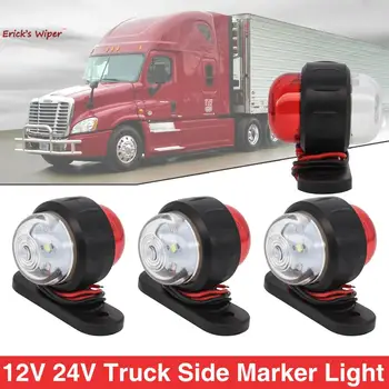 4X Univerzalni LED Strani Dimenzionalni Svjetlo 12 v, 24 v Conture Indikator Položaja Prikolicu za kamion Vodootporno Stražnje bočno svjetlo za auto Autobusa