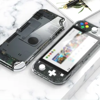 Za igraće Konzole Nintendo Switch Lite DIY Prozirna Zaštitna Ljuska za Domaćina Torbica Torbica sa zaštitnim zaslon od kaljenog Stakla