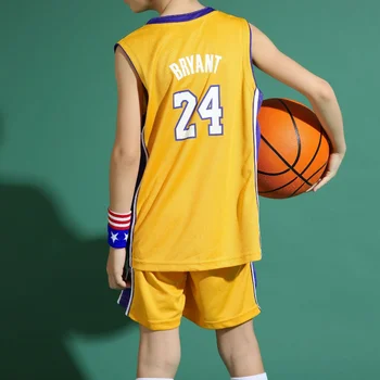 Novi košarkaški oblik dječje kostime sportska odjeća na otvorenom za dječake prsluci bez rukava omladinski košarkaški oblik kostime za dječake i djevojčice