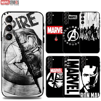 Novi Torbica za telefon sa logom Marvel Avengers za Samsung Galaxy S21 Plus S21 FE S21 Ultra 5G Branik, Stražnji Poklopac Konzole Silikonska kapa