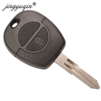 Jingyuqin 2 Gumb Auto Privezak za ključeve od automobila Privjesku za Nissan Micra Almera Primjer X-Trail Zamjena Torbica za Daljinski Ključ