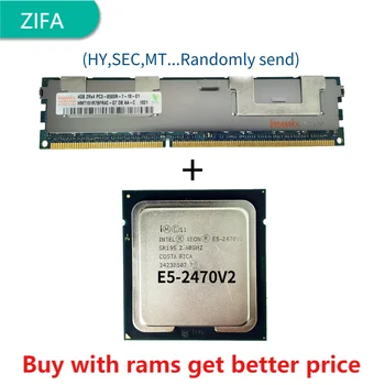 Ram memorija DDR3 server 4G 2G hladnjaka 1066 Mhz sa Xeon E5-2470v2 2,4 Ghz Десятиядерный двадцатипоточный procesor 25 M 95 W LGA 1356