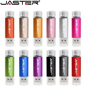 JASTER OTG usb flash disk od 64 GB, 32 GB, 16 GB i 8 GB 4 GB usb flash pogon-pogon vodootporan srebrni disk memoria cel usb-memorijski štapić poklon