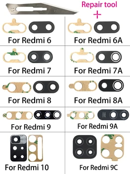 Originalni Novi Xiaomi Redmi 10 9T 9C 9A K30 Pro 6 6A 7 7A 8 8A 9 K40 Stražnja Kamera Stakleni Poklopac Objektiva S Naljepnica Ahesive