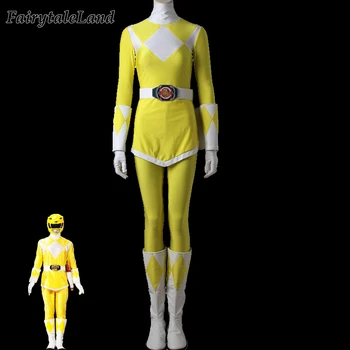 Žuti Tigar Rendžer cosplay Odjeću za žene Kostime za Halloween Rangers cosplay Zyuranger Žuto odijelo Rendžer Haljinu po mjeri