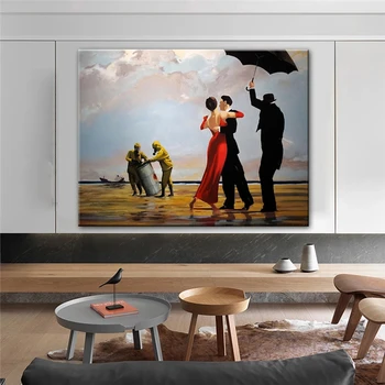 Танцующий Edward Hopper Slike Na Platnu Apstraktan Ulične Umjetnosti Plakati Na Platnu I grafike Moderni Grafiti Wall Art Slika Kućni Dekor