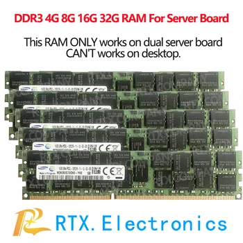 Originalna memorija DDR3 4G i 8G 16G 32G 1333 Mhz i 1600 Mhz 1866 Mhz, 1333 na 1600 1866 REG ECC za x58 x79 Server RAM memorija 16 GB, 32 GB 4 GB