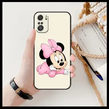 Minnie Mouse i Mickey spider-Man мультяшный torbica za telefon XiaoMi Redmi Note 10 9 9s 8 7 6 5 A Pro s T Crni Poklopac, Silikonska Stražnji poklopac P