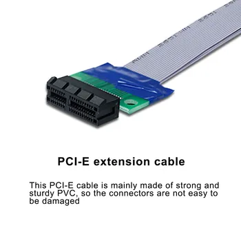 Novi dolazak PCI Express Flex Povucite Kabel PCI-E 1X 1x u Utor Produžni kabel Produžni kabel Kartice Vrpce za