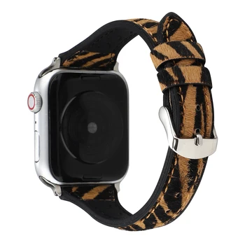 Gornji remen od zrnate kože za trake Apple Watch 44 mm 42 mm iwatch serije SE 6 5 4 3 2 Petlje za narukvicu 38 mm 40 mm zamjena narukvice