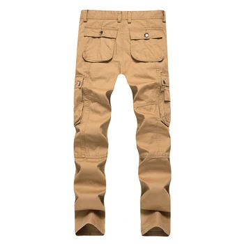 Sokotoo Muške svakodnevne hlače-teretni s džepovima Plus veličina slobodne kaki hlače армейского zeleni crne boje s dugim pidžame