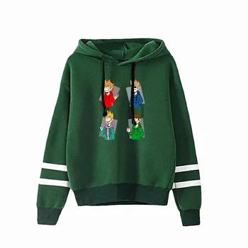 Svoj animirani tv emisije Eddsworld Zabavna majica sa kapuljačom Hip-hop Grafički hoodies Poleron Hombre Harajuku Ulica odjeća Unisex Sportski odijelo